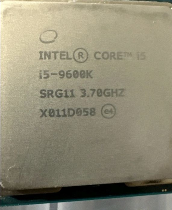 Процессор Intel i5 9600k