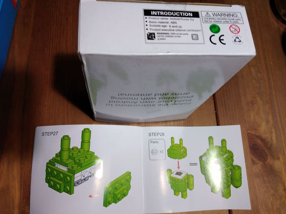 Лего Android Puzzle Toy в упаковке. Для детей 6 лет.