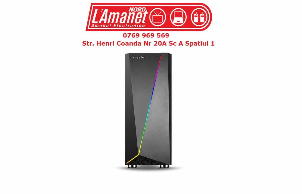 Unitate Gaming MYRIA Vision i7-10700KF 32GB Ram SSD + HDD RTX2060 Stare Buna - Nord