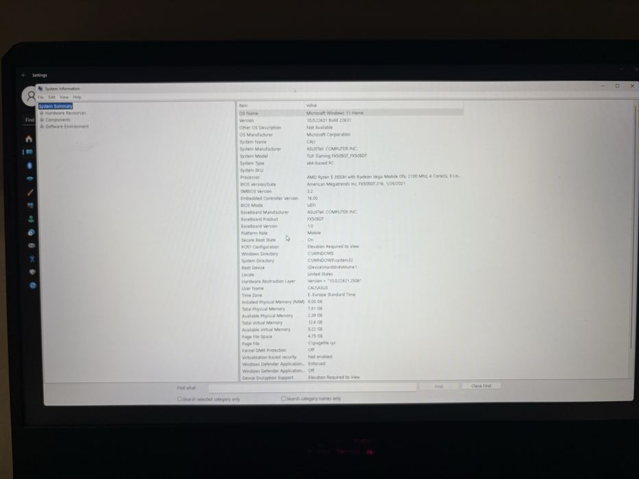 Laptop Gaming ASUS TUF FX505DT | Ryzen 5 | GTX 1650 | SSD + HDD 1TB