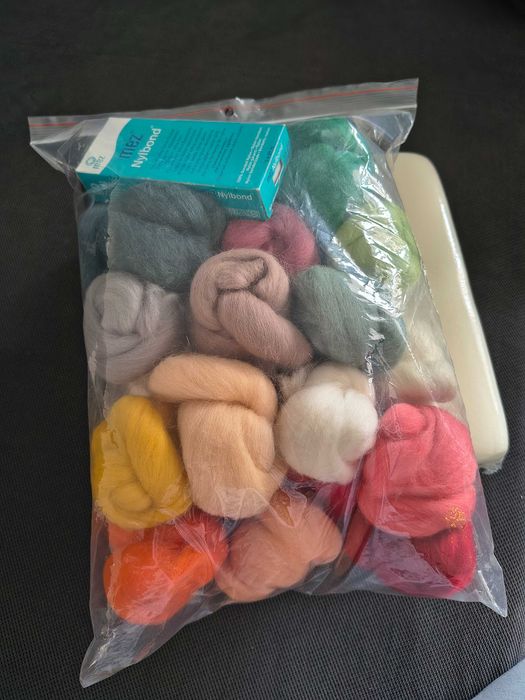 Фелтинг прежда комплект