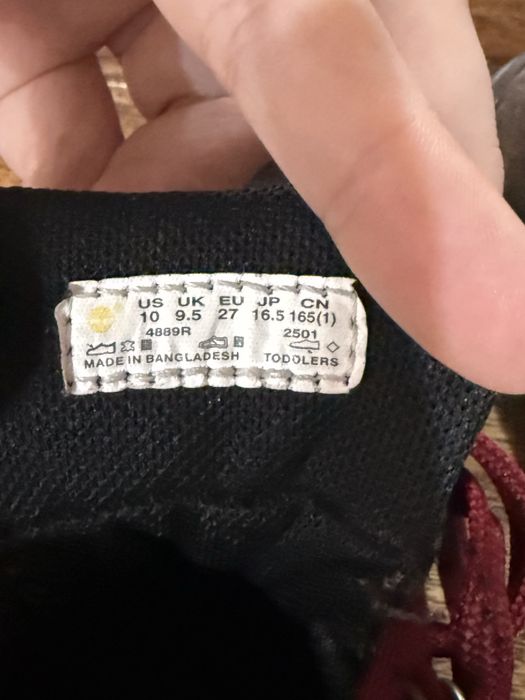 Детские ботинки ECCO Gore-Tex, размер 27 (16,5 см)