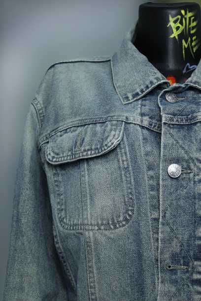 Geaca denim pictata manual