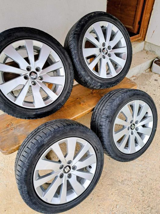 Джанти с гуми 16" 5х100 BORBET Seat Audi Skoda  VAG