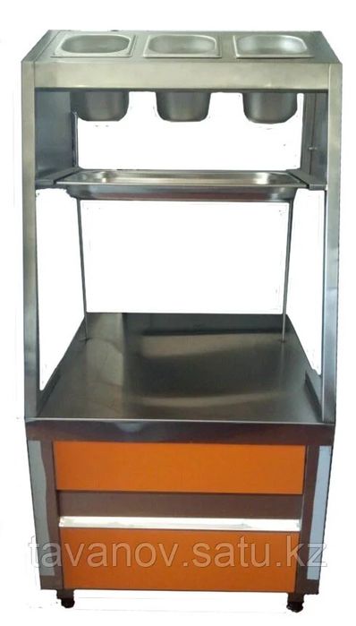 Линия раздачи, мармит для горячих блюд