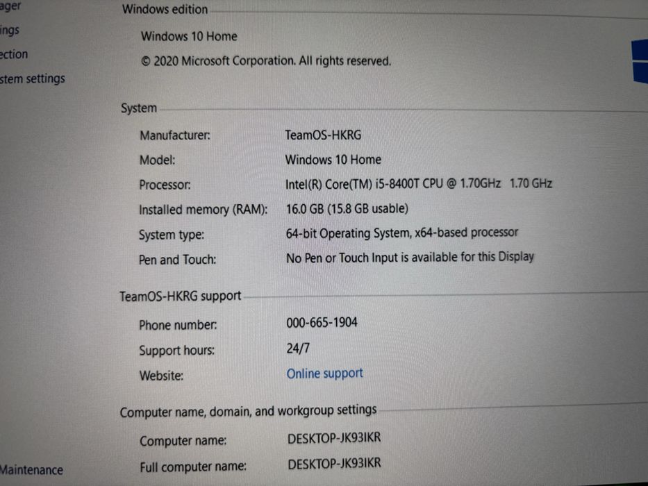 Calculator elitedesk 800 g4. I5 8400 16 gb ram. Ssd 500