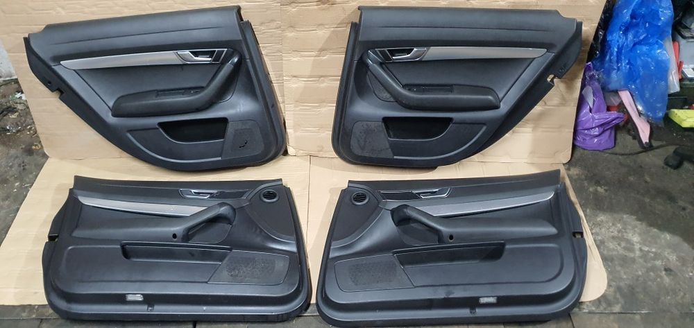 Fete usi piele audi a6 c6 2004 - 2011