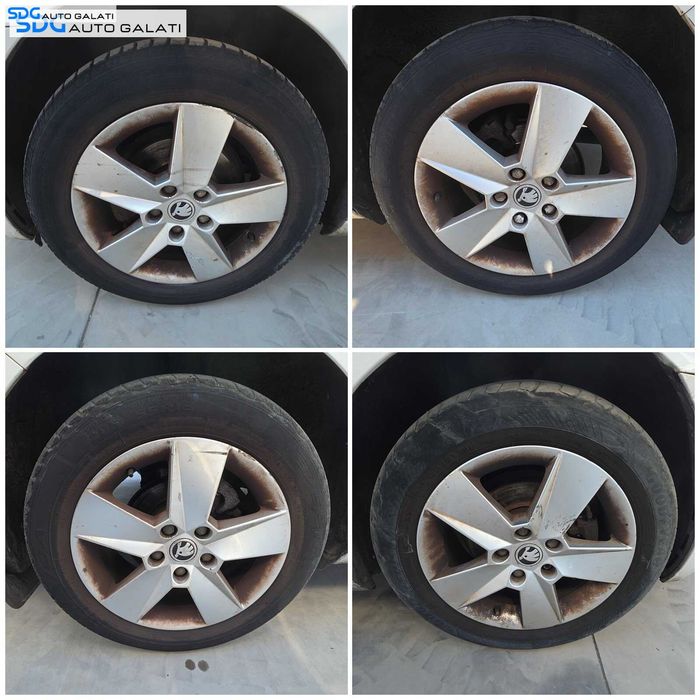 Set 4 Jante Janta Roata Roti Aluminiu 205 55 16 R16 Seat Ateca 2016 - 2025 PCD 5x112 CB 57.1 [Q8651]