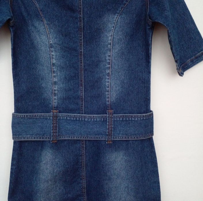 НОВОЕ стильное, джинсовое платье , размер 44-46