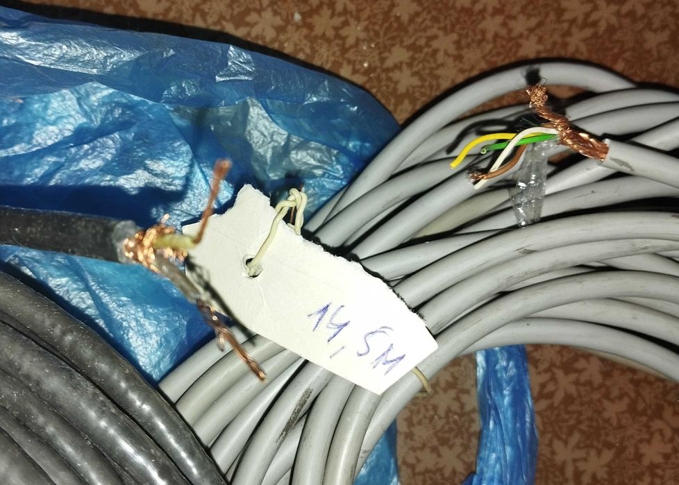 Кабель провод разный для телефона , микрфона и др, медный СССР