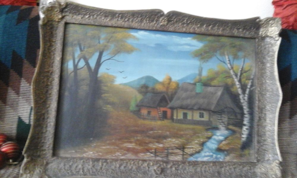 Tablouri și bar de interior lemn