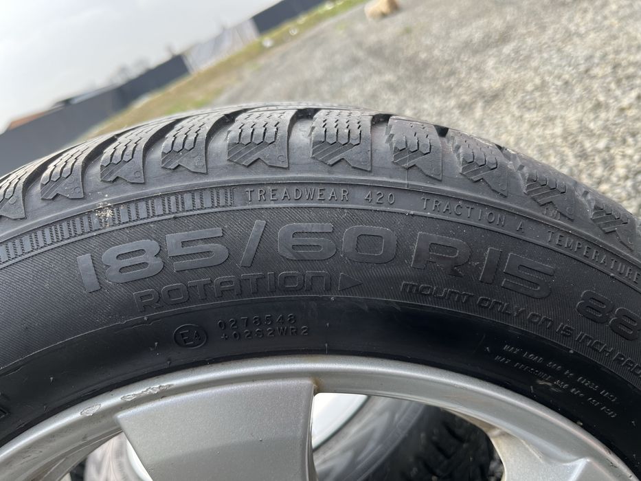 Jante+ Cauciucuri 185 60 R15