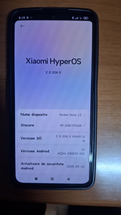 Smarphone xiaomi redmi note 13  256gb ram