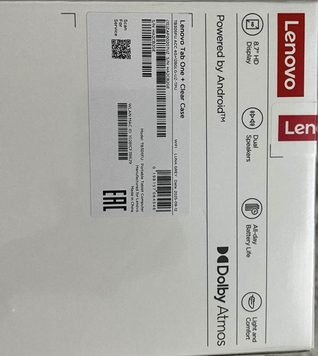 Планшет Lenovo Tab One