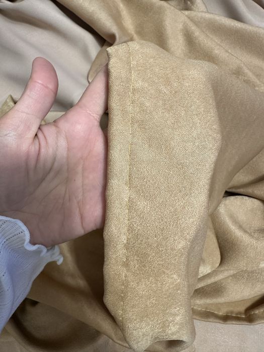 Шторы комплект золото