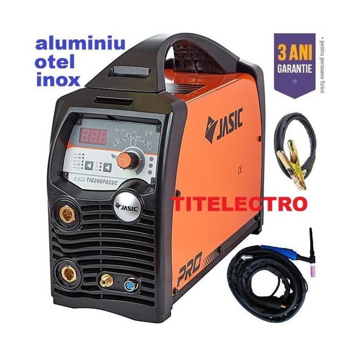REDUCERE ! Aparat sudura aluminiu otel inox TIG 200P AC/DC E201 JASIC