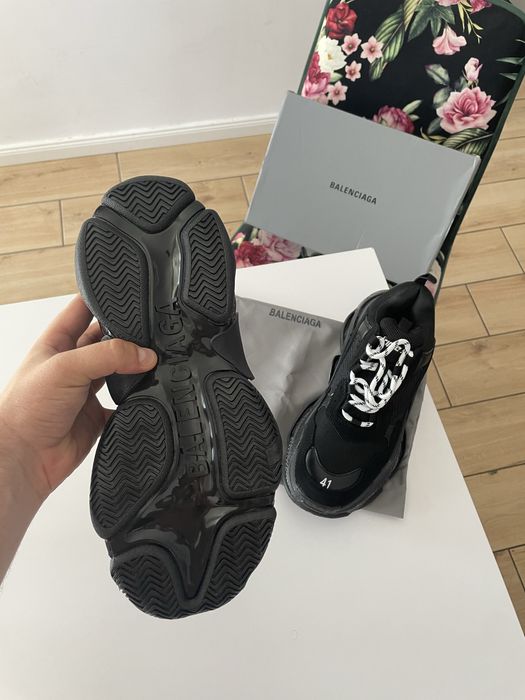 Adidasi Triple S Balenciaga Negru