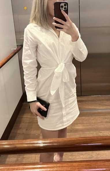 НОВА! Rebellious Fashion бяла рокля тип риза