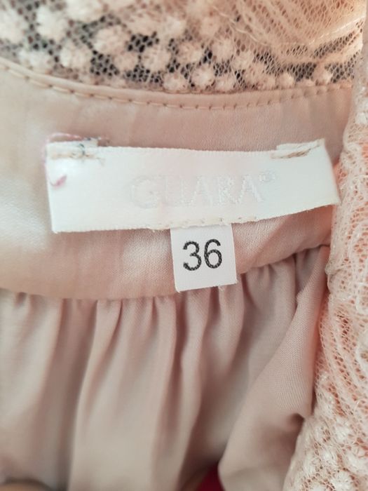 Rochie eleganta roz pudra