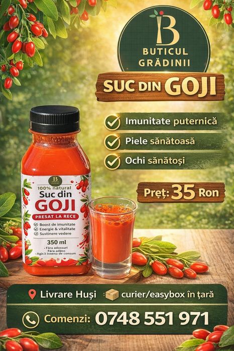 Suc de goji!!! Presat la rece.