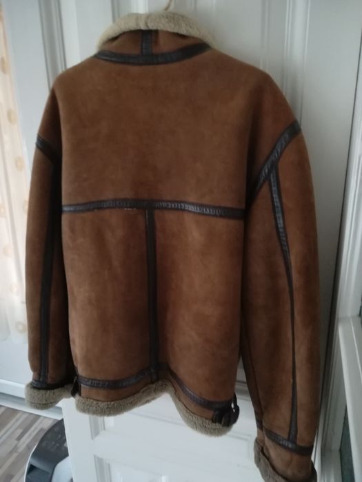 Geaca piele cu blana Booghie Aviator L