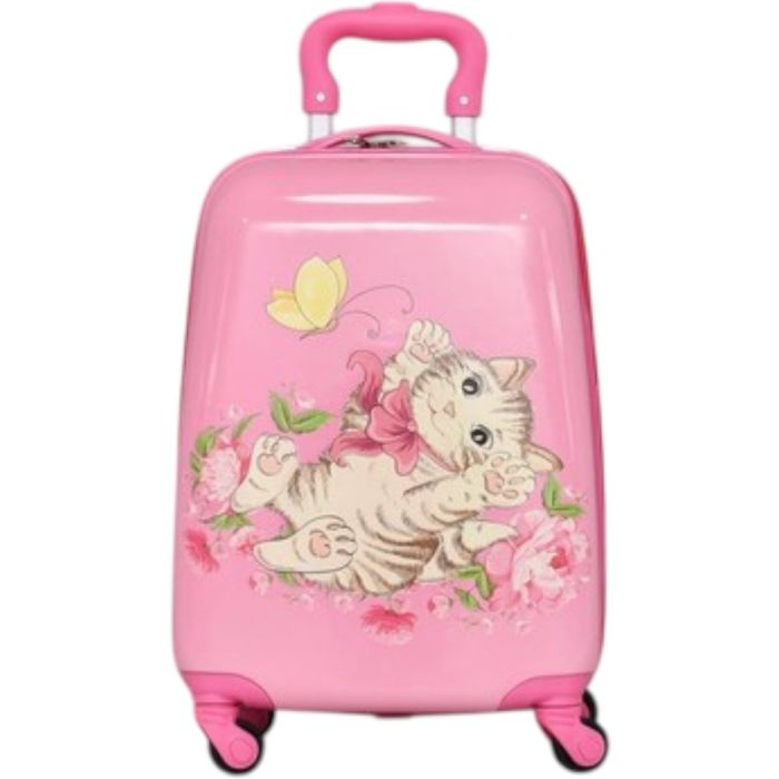 Детски куфар за ръчен багаж 46x30x21 см | Лек ABS, 4 колела 360°