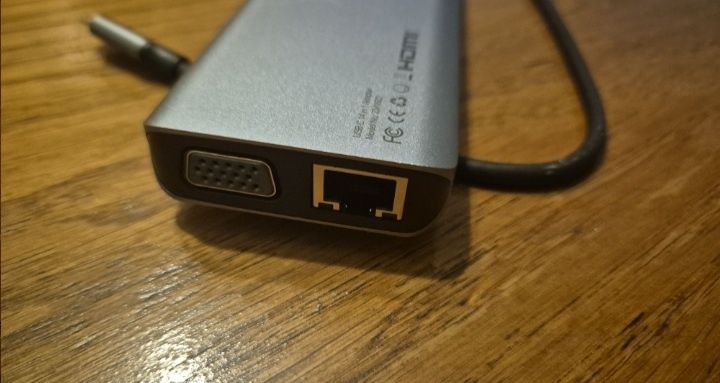 USB-C Hub 14 in 1 Model HDC39 cu HDMI 4K, USB 3.0,VGA ,LAN  jack 3.5 mm