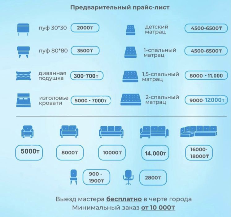 Химчистка мягкой мебели Иван матрас