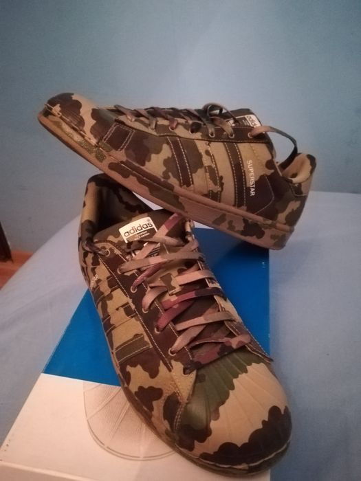 Adidas Superstar Green Camo