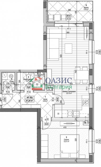 Апартамент с 1 спалня в комплекс Seascape, Несебър, България, 79.23 кв. м, 235 000 евро