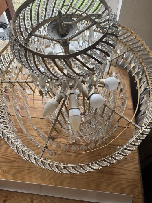 Люстра большая хрустальная