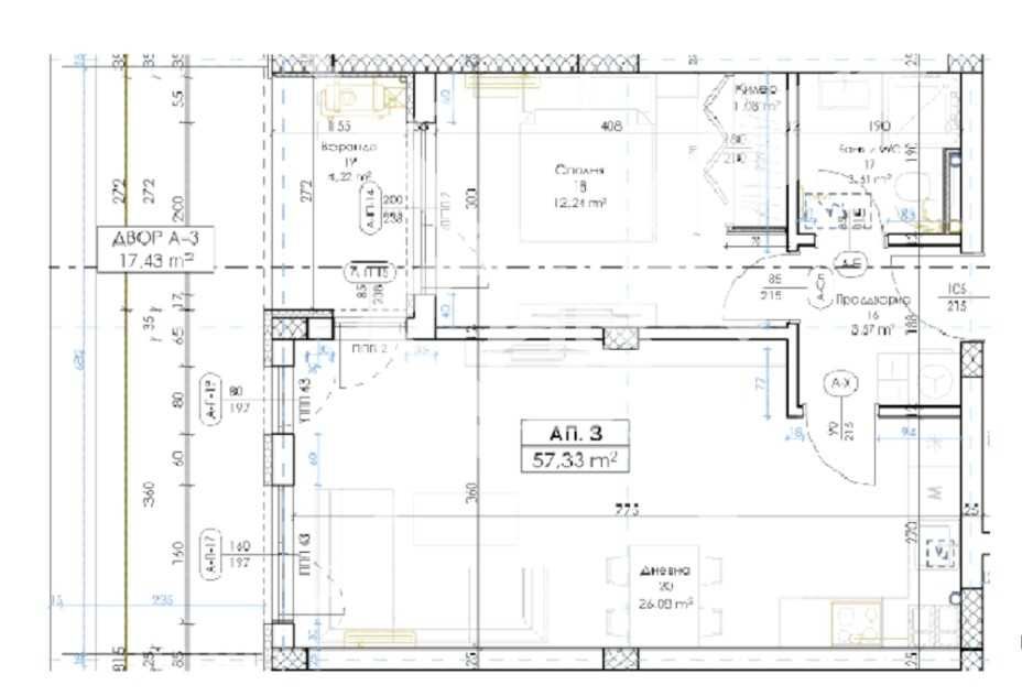 Двустаен апартамент в Беломорски 847-24619