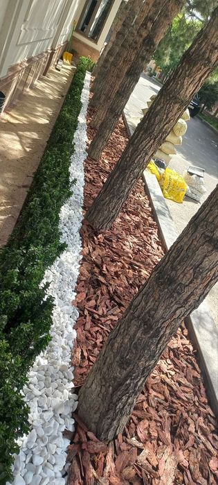 Кора Для Мульчирования в Саду