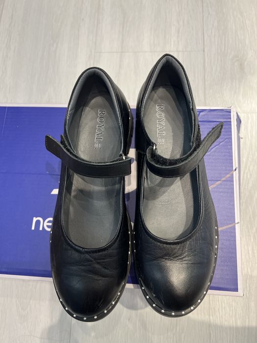 Туфли школьные кожаные