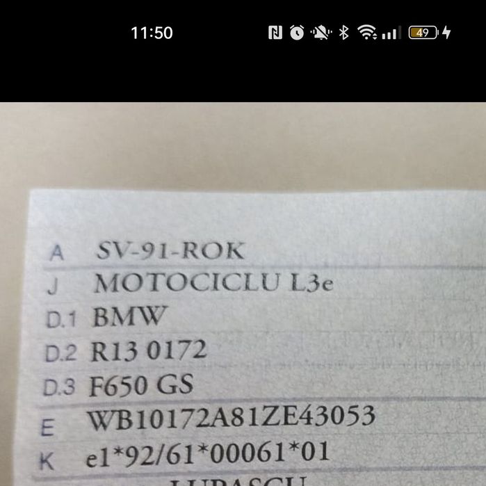 BMW F650 GS touring 2001