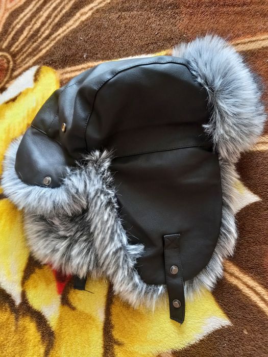 Мужская шапка-ушанка.