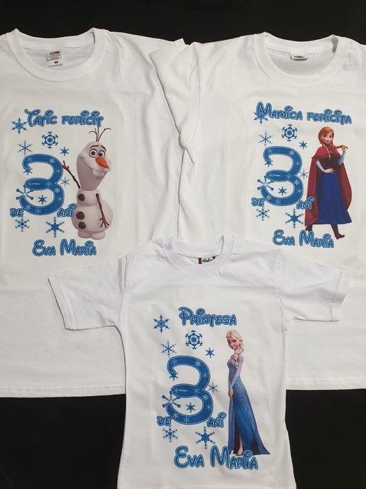 Tricouri personalizate frozen