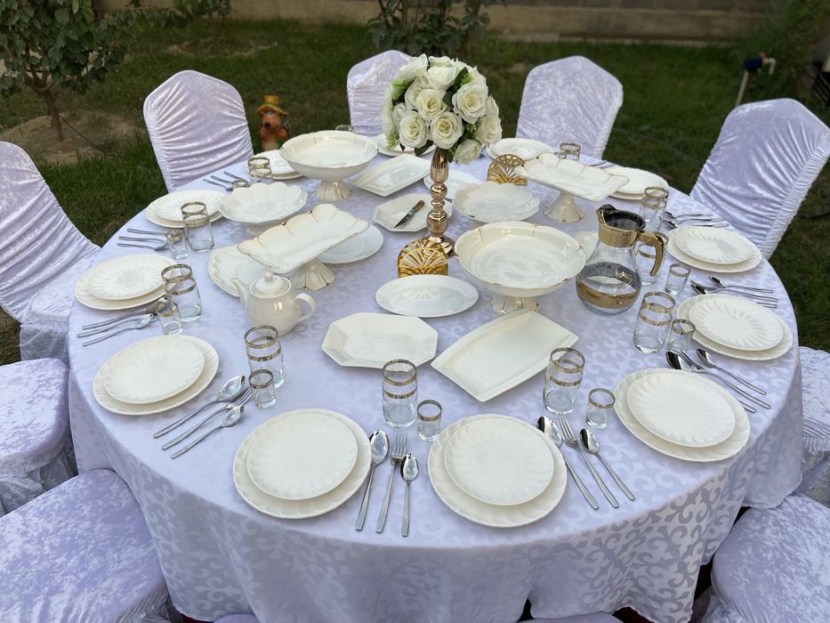 Аренда столы стулья посуда