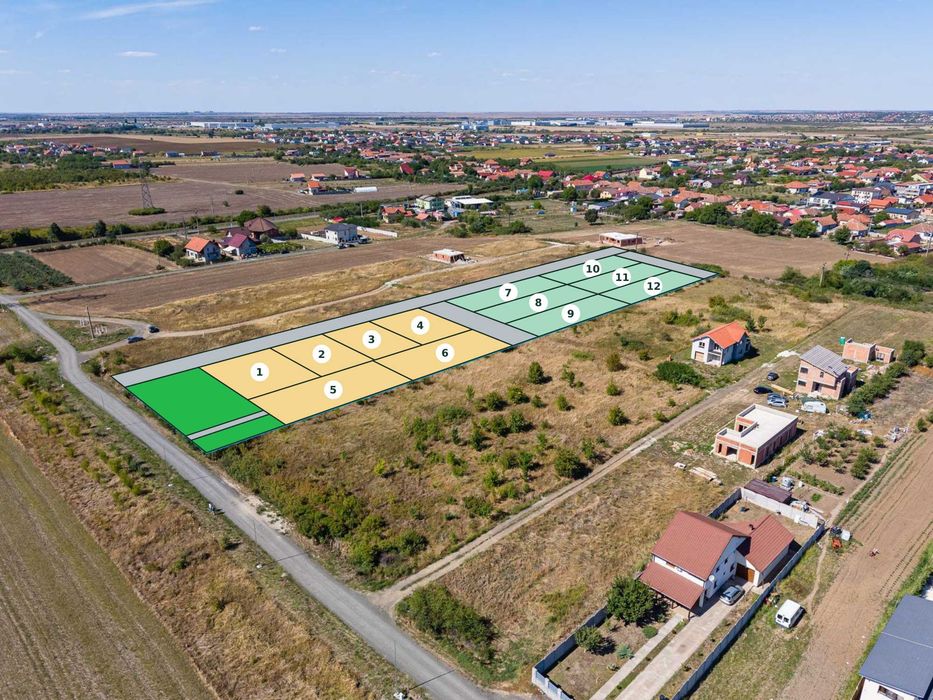 Proprietar, vand parcele pentru casa sau duplex