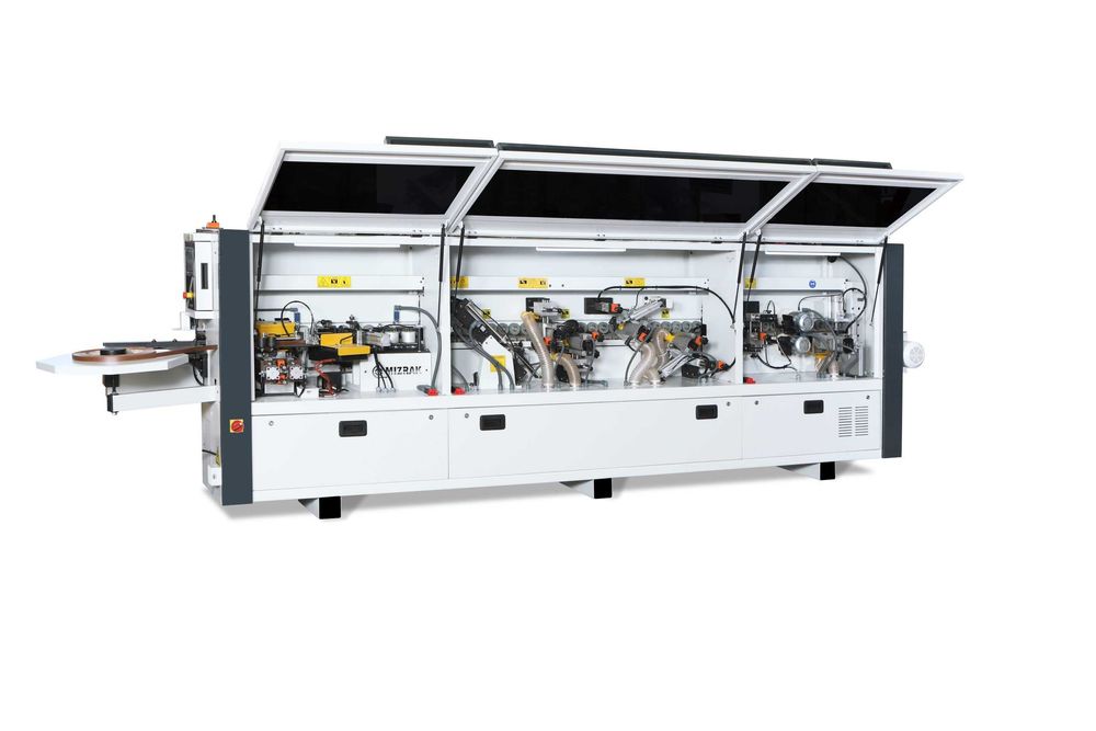 Masina Cantuit cu Prefrezare Rotunjire Canelare si Exhasutor Integrat