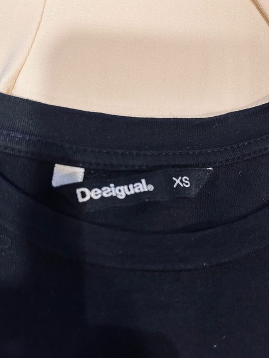 Оригинална черна тениска Desigual ”We Are Animals”