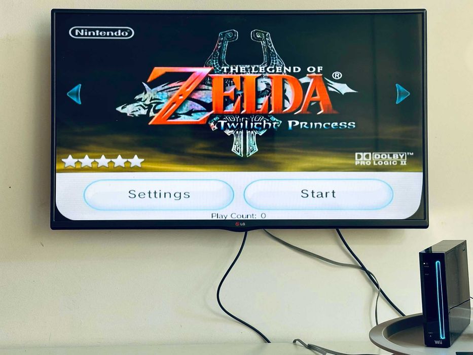 Пълен комплект Nintendo Wii с 3000+ инсталирани игри POKEMON ZELDA MARIO