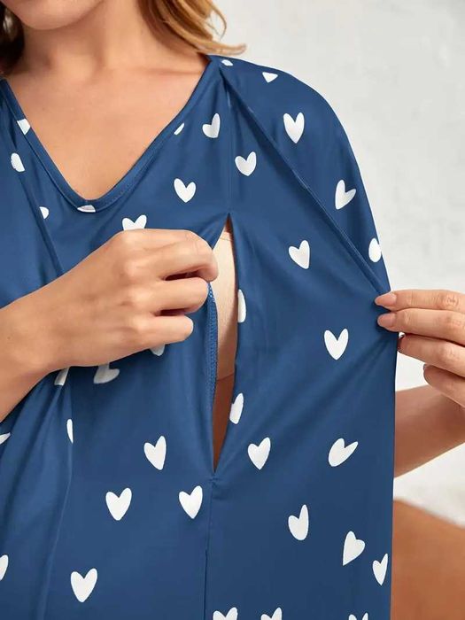 НОВА нощница за бременни, родилки, кърмачки