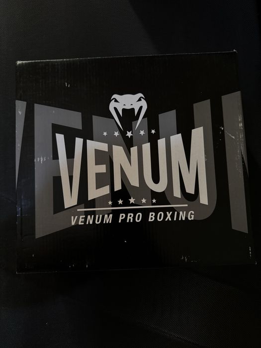 Venum Elite Boxing Shoes - Navy/Black/Red