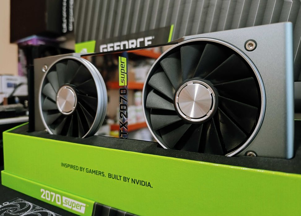 NVIDIA RTX 2070 Super Founders Edition Колекционерска карта, Гаранция!