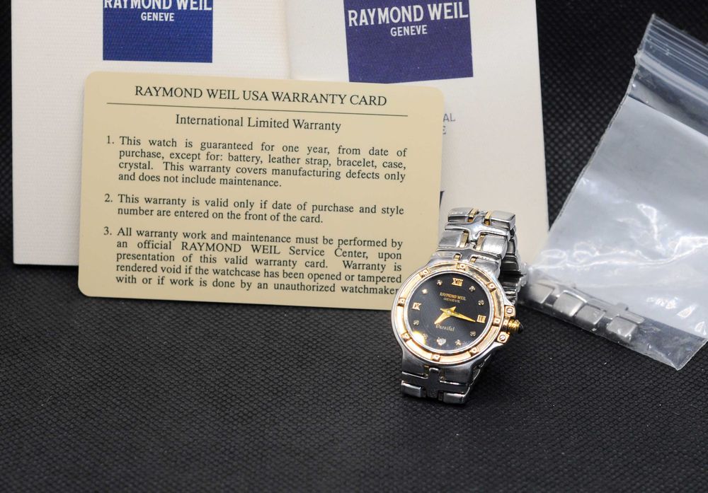 Швейцарски дамски часовник с диаманти, 18K - Raymond Weil Parsifal