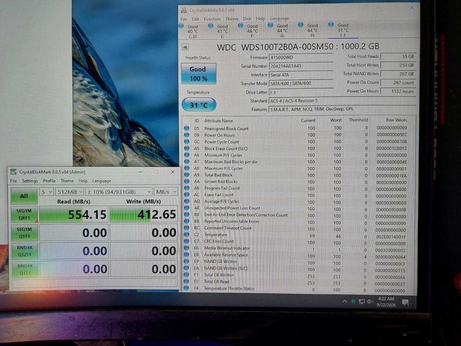 1TB SSD - Western Digital, King Spec, Crucial