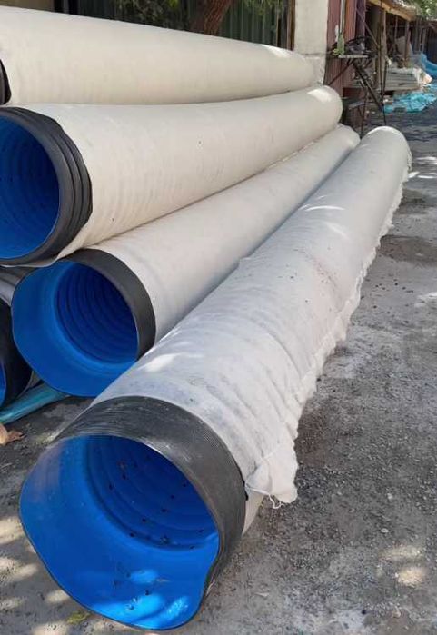 Дренажная гофрированная труба. Дренаж труба гофра. ЗАВОД !