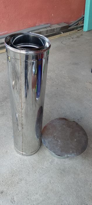 Двоен димоотвод инокс ф200-250