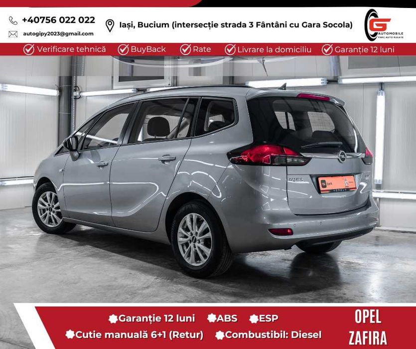 OPEL ZAFIRA 7Locuri Fab2015 Diesel Xenon Navi Climatronic Scaune sport